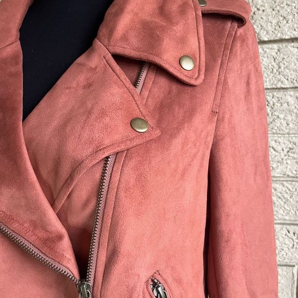 Women’s Bomber Moto Jacket Good Hart size Large NWOT - Picture 6 of 16